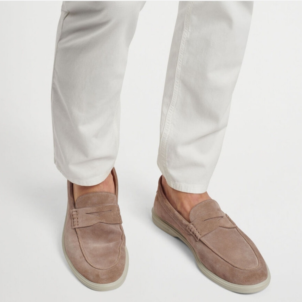 Peter Millar Crown Crafted Excursionist Penny Loafer Men's Size 10.5 Like New